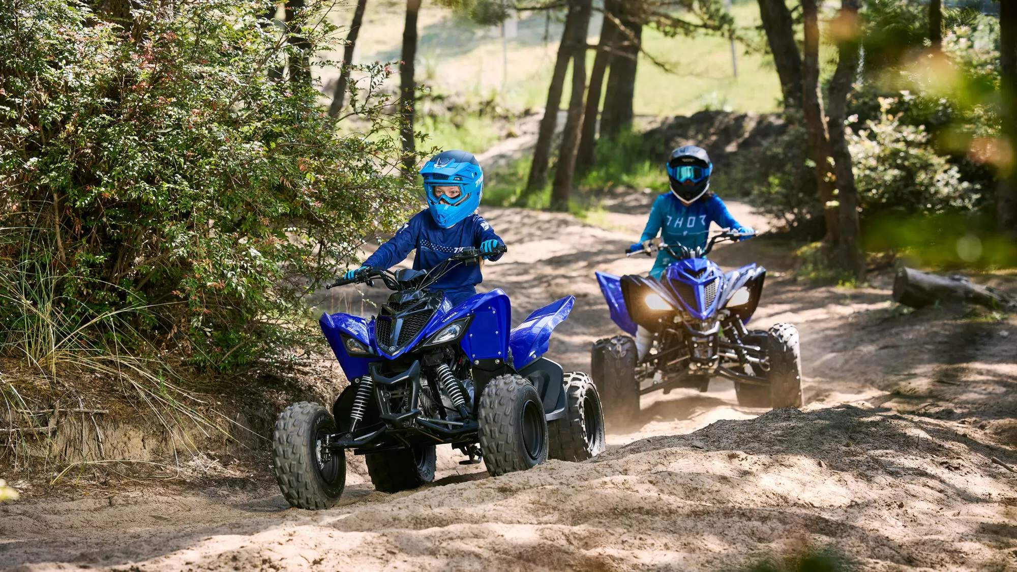 Yamaha ATV Range YFM110R Action