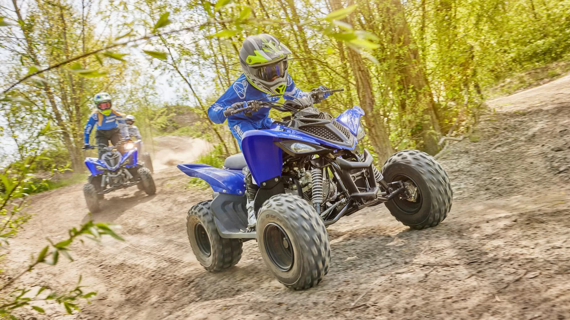 Yamaha ATV Range YFM90R Action